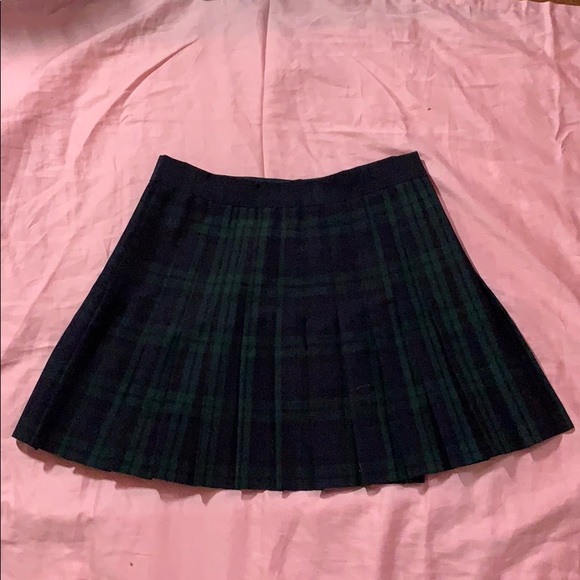 Plaid A-line skirt - Picture 2 of 2